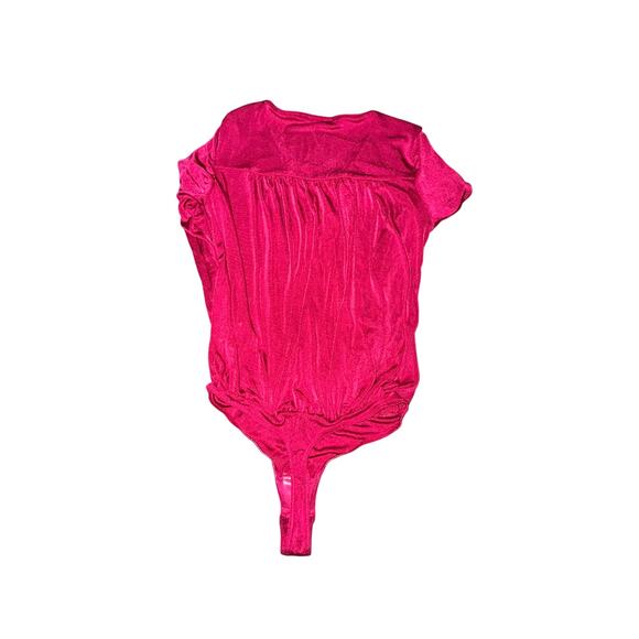 Intimately Free People Kaya Keyhole Bodysuit Women's Size XS Rose Hypnotic NWT - Picture 7 of 9